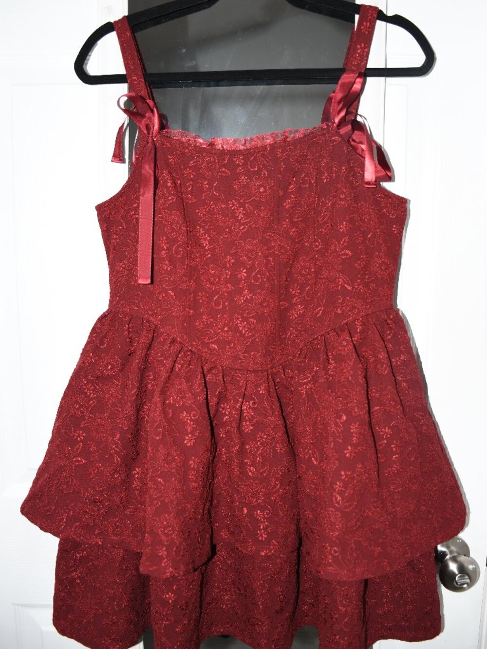 Francesca's Maroon Dress